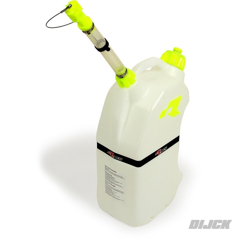 Accessoires > RACETECH Fuel Can Clear/Yellow 15 Liter Van Dijck